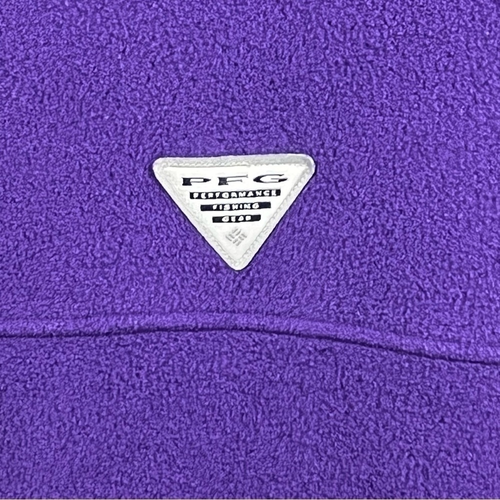 Columbia PFG Clemson Tigers fleece 1/2 snap pullover, size XS. - Picture 9 of 13